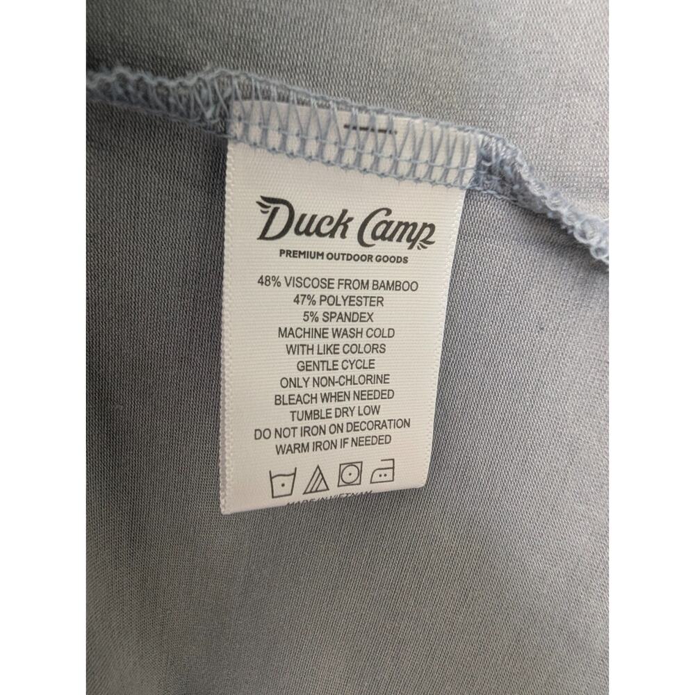 Duck Camp Lightweight Bamboo Hoodie Mens XL Pluff Mud Gray PH2525 NWT - Picture 7 of 7